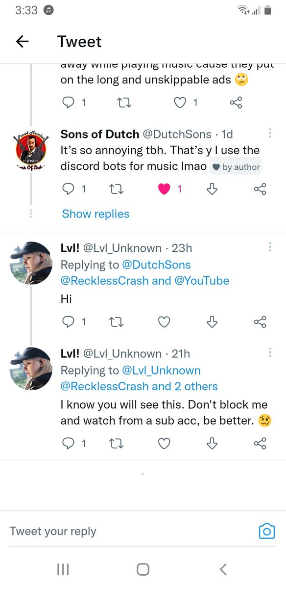 RecklessCrash's tweet photo. Y'all need to get a fucking life. If someone blocked you, it's because you wouldn't leave them tf alone. That's not an invitation to harass all their followers too. https://t.co/p7IZv1NsmX