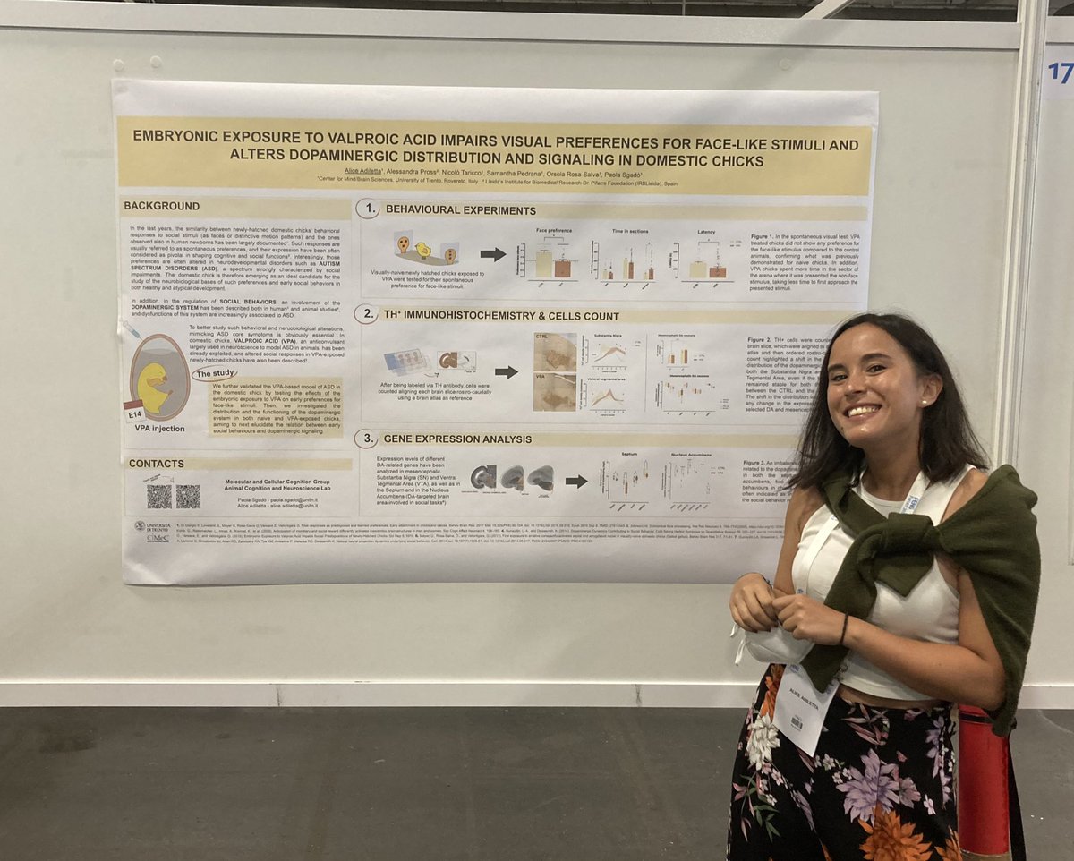 Last week I had the fantastic opportunity to be in Paris and partecipate with our poster at #FENS2022! It was so amazing and inspiring to share ideas with so many neuroscientists! I’m extremely grateful! 🐥