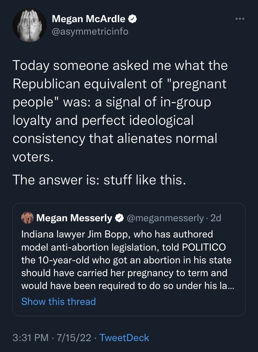 chibi247's tweet photo. I like how this person went from having an issue with the phrase “pregnant people” to casually saying that “Only 52 girls under the age of 14 got abortions in Ohio last year”… in case anyone wants a glimpse of how broken these people are 🙃 https://t.co/mMiWMG5b5g