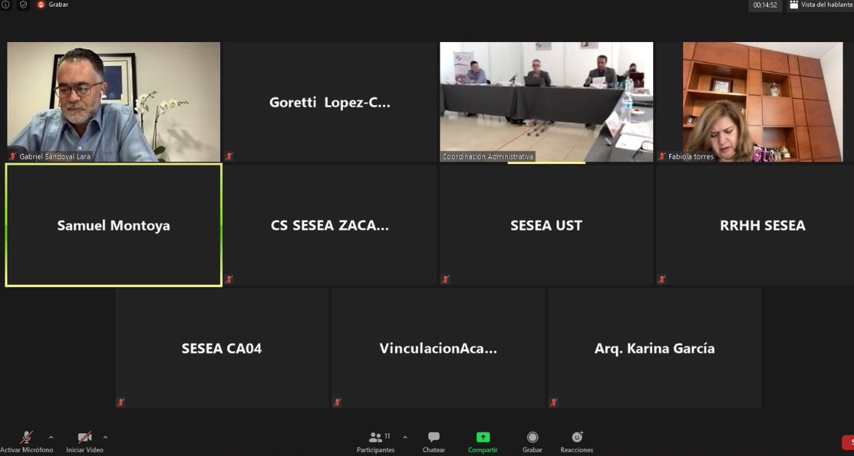 Ayer 15 de julio se llevó a cabo de manera híbrida la 𝐓𝐄𝐑𝐂𝐄𝐑 𝐒𝐞𝐬𝐢ó𝐧 𝐎𝐫𝐝𝐢𝐧𝐚𝐫𝐢𝐚 𝐝𝐞𝐥 Ó𝐫𝐠𝐚𝐧𝐨 𝐝𝐞 𝐆𝐨𝐛𝐢𝐞𝐫𝐧𝐨 𝐲 𝐥𝐚 𝐓𝐄𝐑𝐂𝐄𝐑 𝐒𝐞𝐬𝐢ó𝐧 𝐎𝐫𝐝𝐢𝐧𝐚𝐫𝐢𝐚 𝐝𝐞𝐥 𝐂𝐨𝐦𝐢𝐭é 𝐂𝐨𝐨𝐫𝐝𝐢𝐧𝐚𝐝𝐨𝐫 del <a href="/sea_zac/">Sistema Estatal Anticorrupción Zacatecas</a>