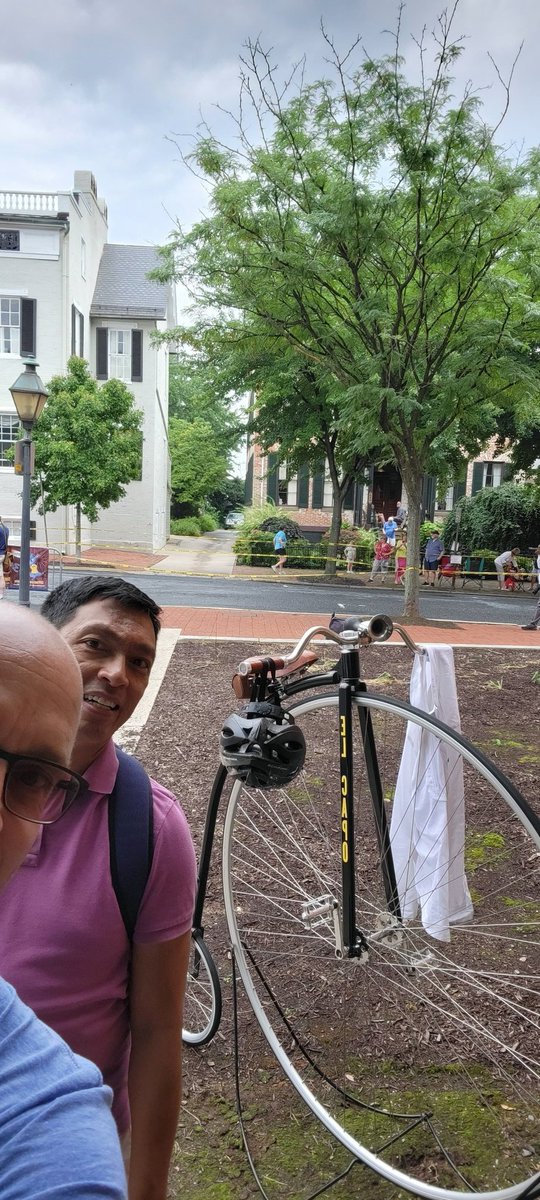 mcibellis's tweet photo. At the @FrederickMDBiz #highwheelrace. Living this surprise at our random outing for lunch today. https://t.co/uggzPnFXxK