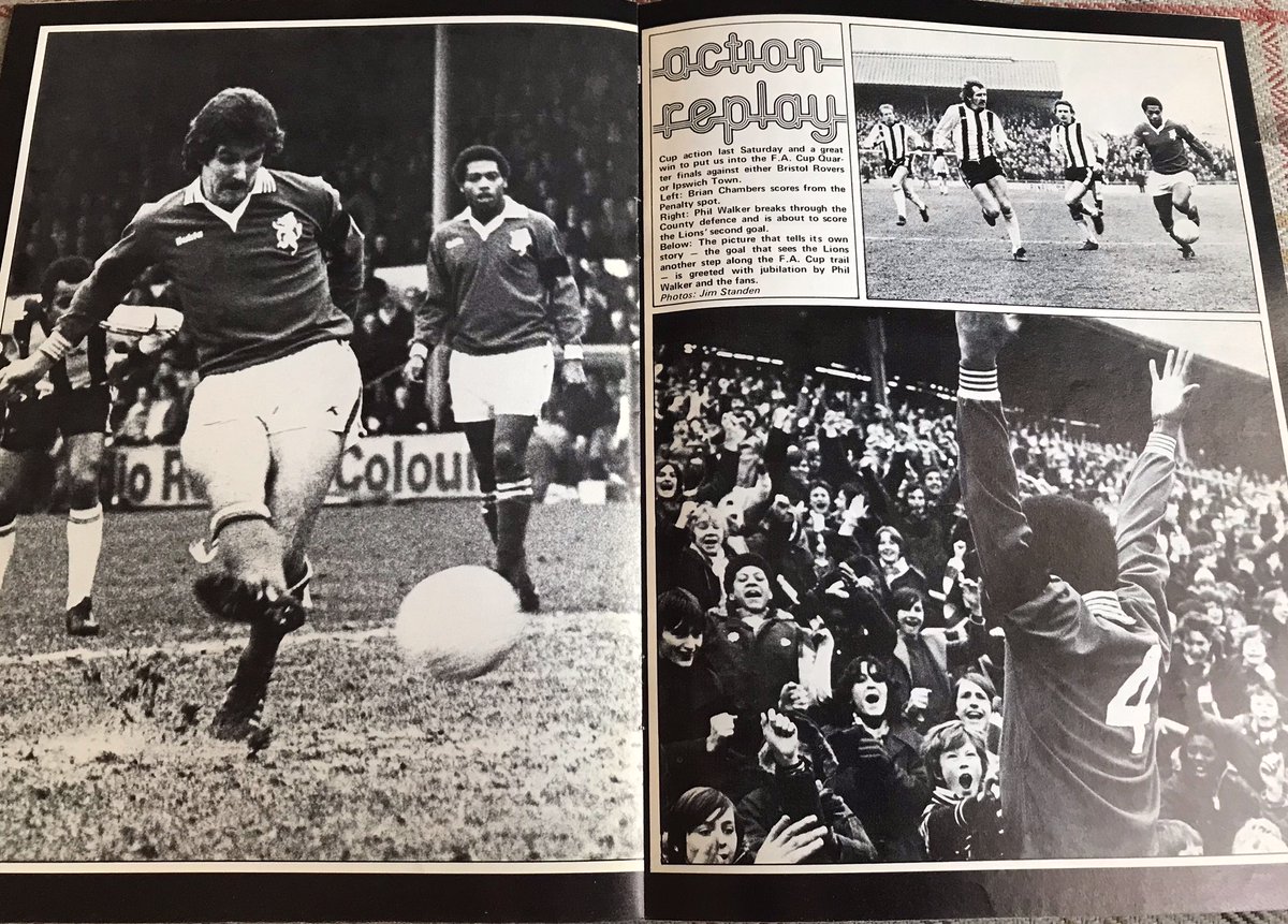 Millwall_Jersey's tweet photo. Looking through old programmes yesterday to remember @PhilWalkerFans and found some great ones. Collecting his Player of the Season award, in action vs. Hoddle and being embraced by supporters. Some nice words too. #Millwall #PhilWalker https://t.co/f7d11M61K8