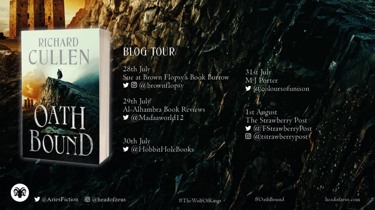 coloursofunison's tweet photo. I'm exited to be taking part in The Wolf of Kings series by Richard Cullen blog tour #Oathbound
https://t.co/CZnLBnMndi
#ShieldBreaker #TheWolfOfKings @rich4ord @AriesFiction @wordhog https://t.co/1m8rdcr87C