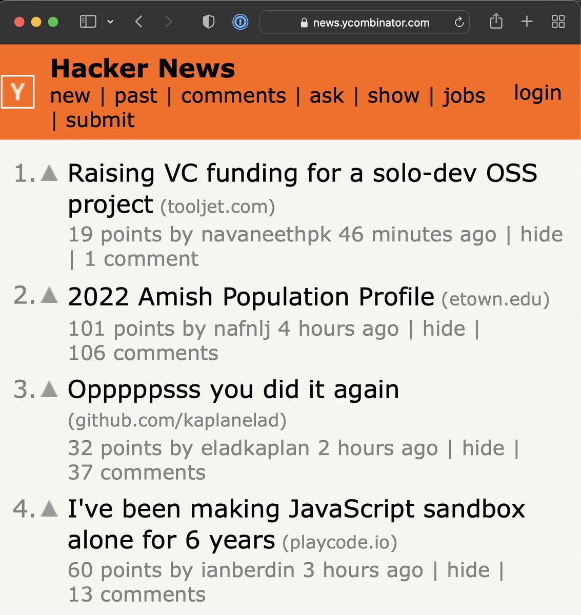 Trending at #1 on HN 🔥