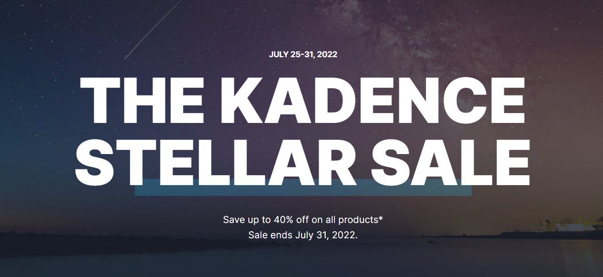 DabasBlog's tweet photo. Kadence WP Sale!
Enjoy the 40% discount on any Kadence Plans, today.
Hurry, this is a limited-time offer!
https://t.co/Spqf5H9Rlp
#KadenceBlocks #KadenceWordPress https://t.co/jIGFbcOGpg