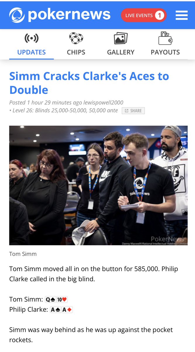 Fuggleepoker's tweet photo. Erm. Hey. It’s been a while.
Day3/FT of UKIPT Nottingham today/
Play starts at 12.00

Cracked AA with QTss on FT bubble. 
Felt pretty wild. 9 ball on river.

Fun. https://t.co/QKuVVpz9Dk