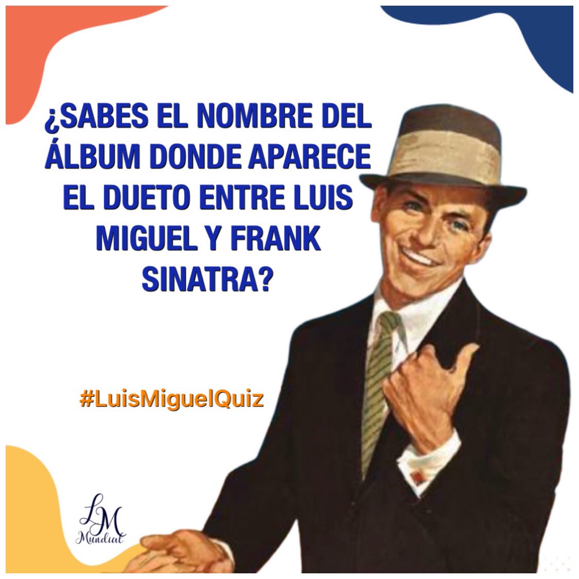 LM_mundial's tweet photo. Solución
┊
┊
┊
🎵
💿#DuetsII 1994
@LMXLM @franksinatra
🙏 muchas gracias a todos por participar
🧩#LuisMiguelQuiz
#LuisMiguel #Sinatra
#ℒuismiguelℳundial✨ https://t.co/5LOWe1DhDu