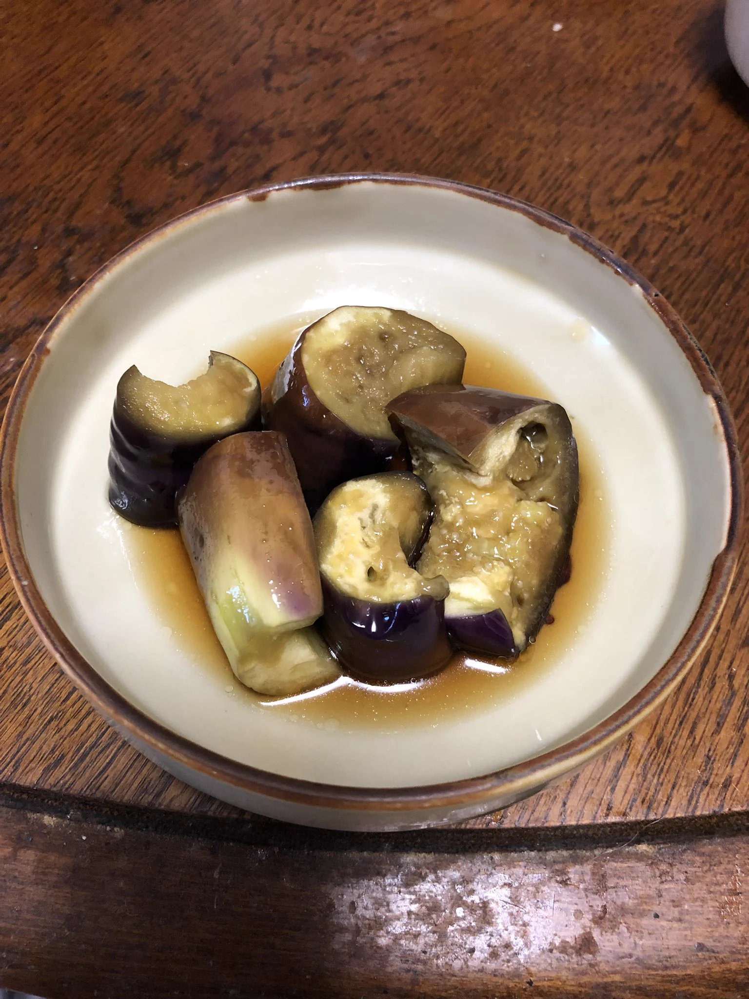 テツさんのレシピやってみた🍆😆
ごま油が良い香りなのと短い時間なのに結構味が染みて美味しくなってる！(っ˘ڡ˘ς)  
