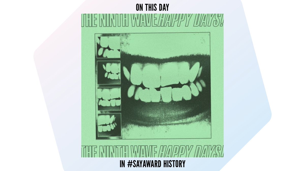 📅 🎶 On this day in #SAYaward history in 2020, @THENINTHWAVE_ released 'Happy Days!' – shortlisted for The SAY Award in 2021. Stream this year's Eligible Albums now at sayaward.com The 20-strong Longlist will be revealed on Thursday 15 September 🙌'