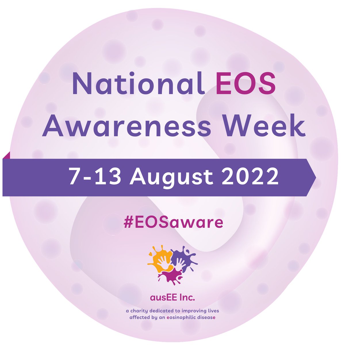 ausEEorg's tweet photo. Only one week to go! Are you ready for National EOS Awareness Week starting on 7 August?
1.Explore landmarks lighting up pink and purple: https://t.co/dYfDV1Fj3S
2.Find #EOSaware resources: https://t.co/jUviFQq9gu
3.Sign up to take our #Top8Challenge: https://t.co/SStc280hSH https://t.co/QD2wjBj4fA
