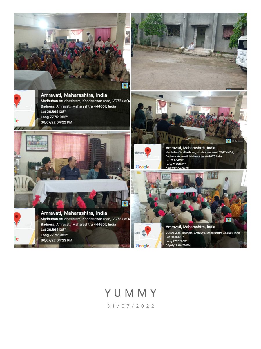 Shaping_1331's tweet photo. We as responsible citizens have to Look up our aged elderlies. This being the lesson, cdts of Shri Shivaji Arts College under Lt Vaishali paid a humble visit to aged elders at Madhuban Vruddhashram, Badnera on 30 Aug. Cdts had a hearty and warm interaction &amp; served refreshments. https://t.co/HtcD4qztMh