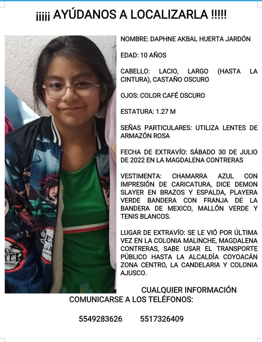 JaimeCCS's tweet image. #TeBuscamosDaphne

RT para que #Twitter nos haga su magia por favor.

🙏🙏🙏🙏🙏🙏
