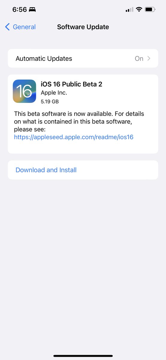 RaghavTechie's tweet image. iOS 16 Public Beta 2 is now out. 
#iOS16 #ios16publicbeta2