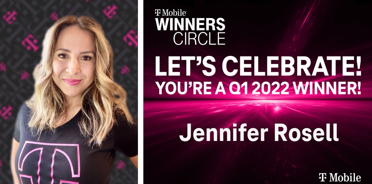 Congratulations to Jennifer Rosell Prepaid Account Q1 2022 Winners Circle Winner!  Way to Dream Big &amp; Deliver results for our Florida team!