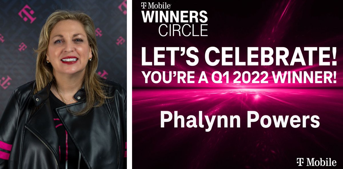 Congratulations to Phalynn Powers Prepaid Account Q1 2022 Winners Circle Winner!  Way to go Phalynn, we can always count on you to deliver big in Texas!