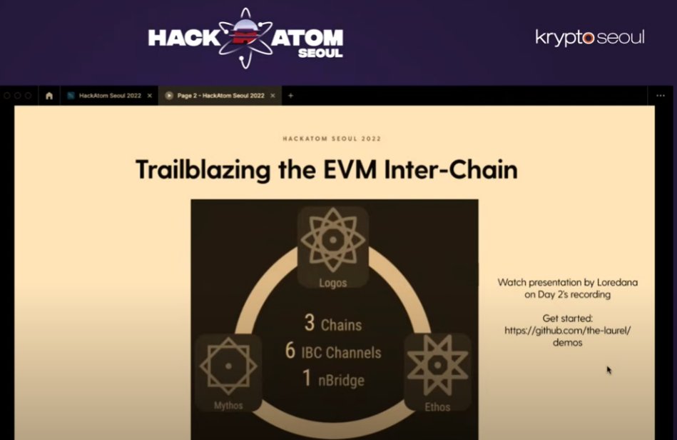 🤯🚀Listened to the <a href="/EvmosOrg/">Evmos // evmOS ☄️</a> talk and I think this info is worth sharing with you. With EVM Inter-Chain you get the ability to: 
👉a multichain dapp without having to redeploy the same contract on each chain 
👉each tx can be replayed on a specific set of chains
#Evmos #IBC