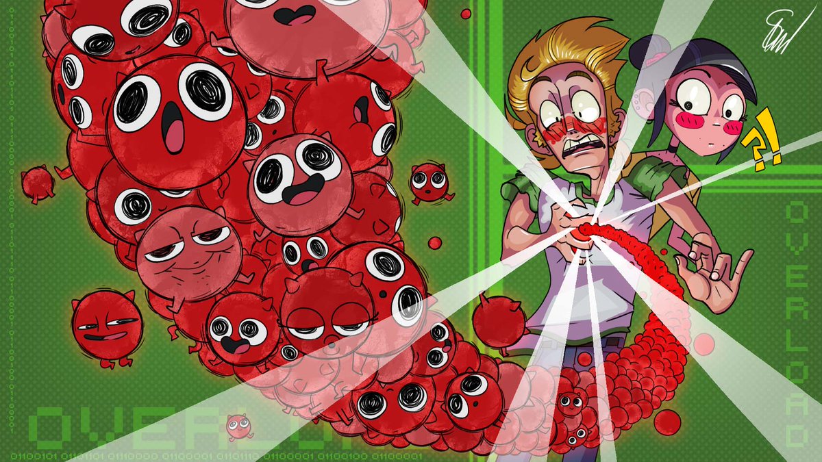 K1Cartoons's tweet image. OVERLOAD - #drawings #character #digitalartist #artist #digitalpainting #illustration #drawing #art #digitalart