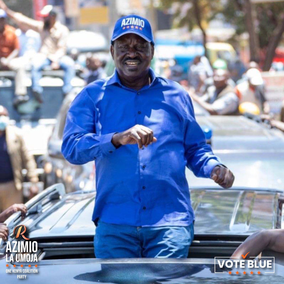 RailaOdinga's tweet photo. Play your part. Your vote will make it happen. 

#VoteBlue #Inawezekana https://t.co/XOWVIyX5Jp