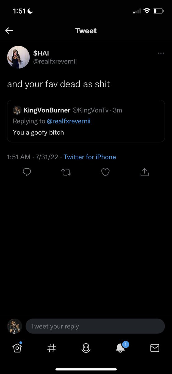 KingVonTv's tweet photo. @BeezyyTatted Look what she said about Von https://t.co/9nzPpZuJcg