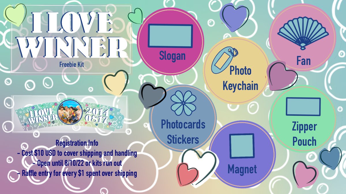 💙I Love WINNER🇺🇸🇨🇦
8th Anniversary Event
Freebie Kit

💙Register: bit.ly/3Sp8Neq
🔚 8/10 or freebies run out
☑️Shipping Fee ($10 USD)