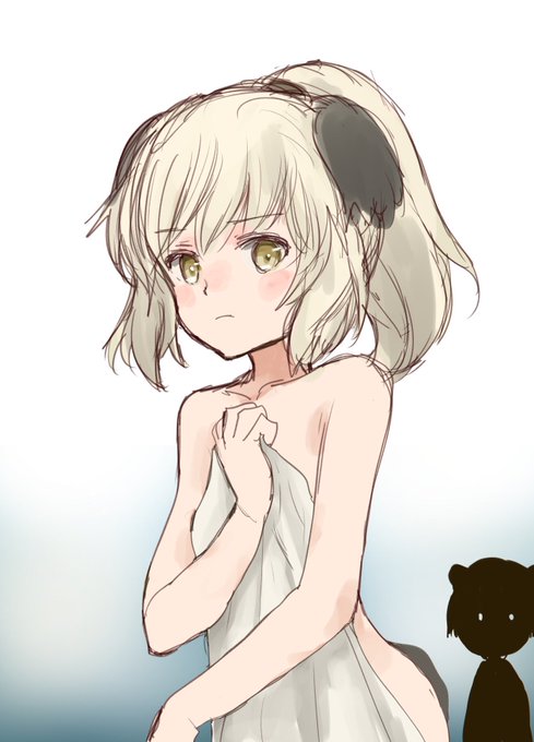 いらん子中隊でサウナに入ると原隊では体験したことのないとても強いプレッシャーを感じるラプラことラウラ・ニッシネン。 #w_witch 