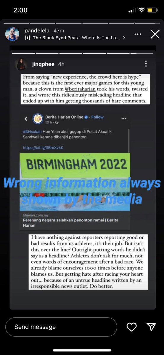 fourtknightttt's tweet photo. SHAME ON YOU @bharianmy
menjatuhkan mental dan motivasi anak bangsa sendiri, sampai senior senior dia yang speakup bela dia, dia baru 20 tahun, penampilan sulung, dah kena hantam teruk padahal apa yang dua cakap tu 10000% bertentangan dengan apa yang di 'headline'kan https://t.co/T74Y8q09OL