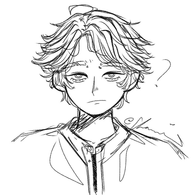 _pan_pancake's tweet photo. a sketch after a month(?) of break without drawing a single thing 💀 bro i became rusty for some reason, i wasn't like this lmao

+ i'll redo my tag list since i am back into drawing again! <33 basically i took a break off of social medias so ye😩

#art #artwork #arttwt #sketch https://t.co/xRlOrowaRl
