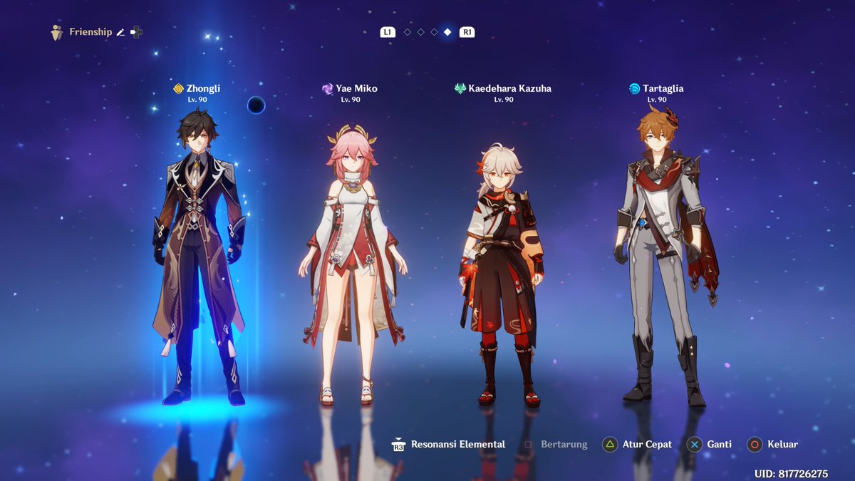 SimPIDy's tweet image. Tim electro charged gw dah punya Kazuha. #SiapaItuBennett #BenneettC6