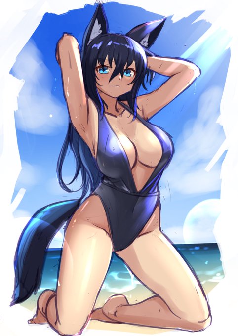 水着餡のラフよ〜! 