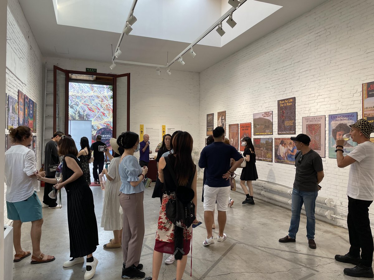 redgategallery8's tweet photo. Opening Review | NAIDOC Week Posters Exhibition “澳大利亚全国原住民及岛民周”五十周年主题海报展览 开幕分享！ - https://t.co/Fz4ohNWRUr https://t.co/cQDNUFNwms