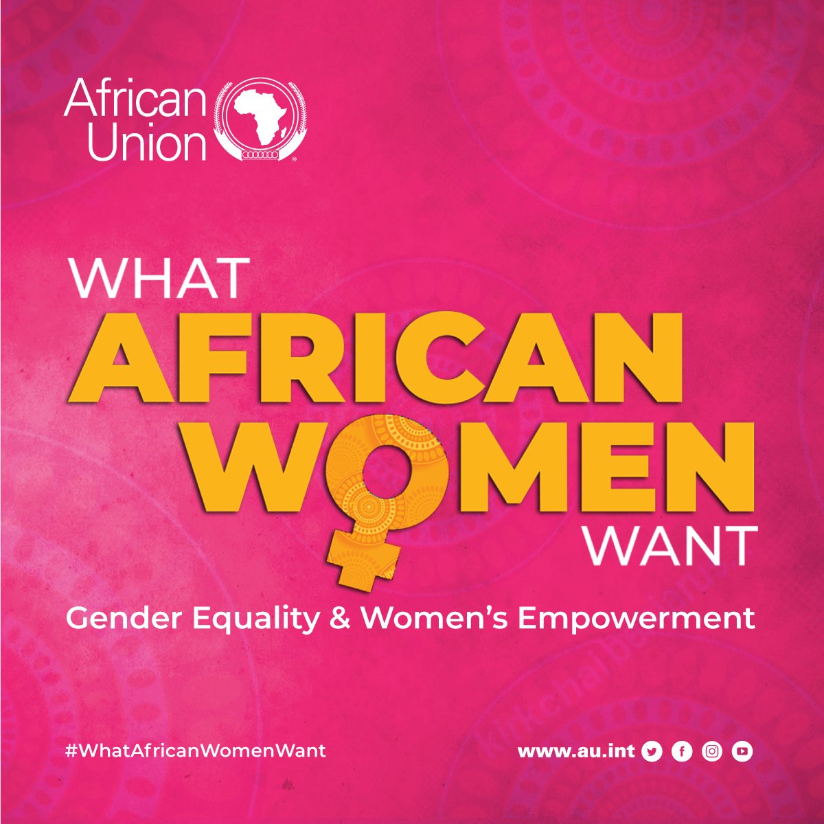 _AfricanUnion's tweet photo. #WhatAfricanWomenWant. Women deserve equal access to employment, remuneration for jobs of equal value for women &amp; men; transparency in recruitment, freedom to choose occupation, &amp; protection from exploitation. See 10 actions to catalyse women empowerment-https://t.co/95pZFe8bv1 https://t.co/nz7NHmQV8W