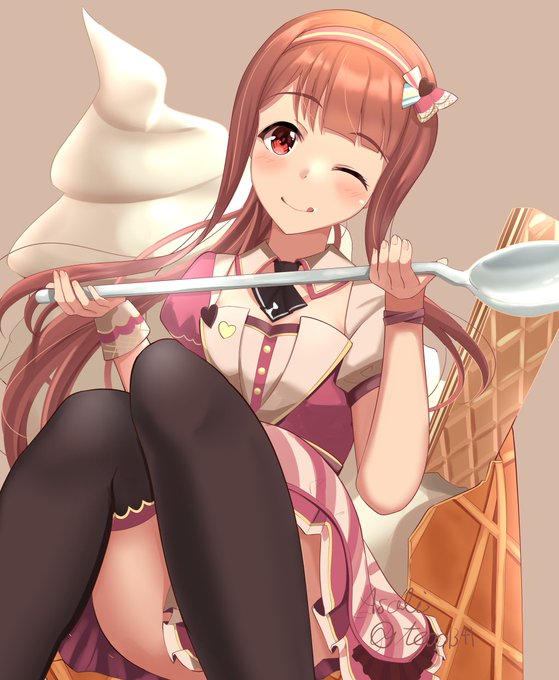 「召しあがれ♡」
#田中琴葉
#ミリシタ 