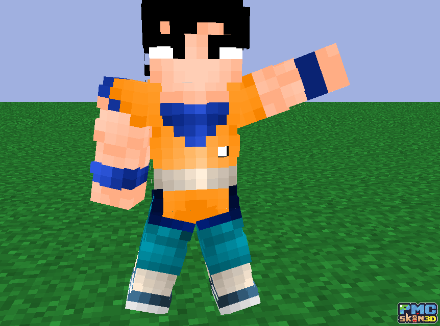 Legend: A Dragon Ball Tale - Goku Minecraft Skin