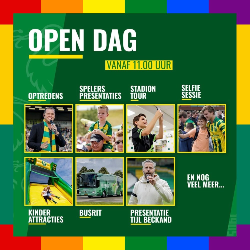 rozereigers's tweet photo. Ook wij zijn weer aanwezig op de open dag van ADO Den Haag! Wie zien wij bij het Bingoal stadion vandaag? https://t.co/OOTKDgV5Sx