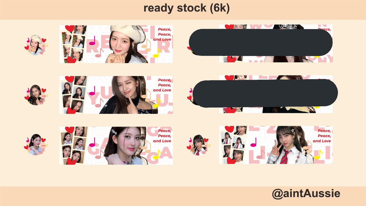 aintAussie's tweet image. [ HELP RT ]

‼️FLASH SALE LAYOUT READY STOCK SERBA 5K 🤩🤩

(+) Avail : Changbin, Hyunjin, Felix, Jeongin, Winter, Giselle, Beomgyu, Hueningkai, Gaeul, Rei, Liz, Yujin

#zonauang #zonajajan #zonaba #zonabu