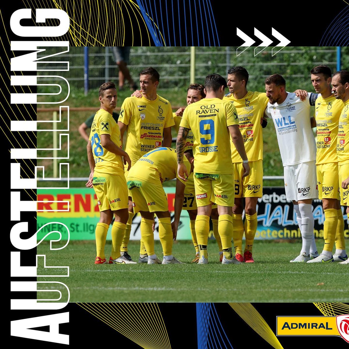 svlafnitz's tweet photo. So starten wir ins Steirerderby!💯💛💙
•
#LineUp #LigaZwa #AdmiralLigaZwa #STUSVL #SVLafnitz #GEMMA https://t.co/bMaPtLcEoH