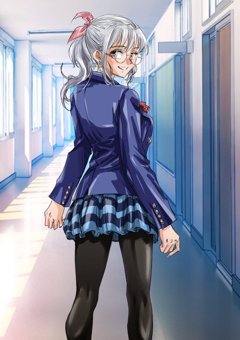 #今月描いた絵を晒そう 
タイツが少し上手くなった。 