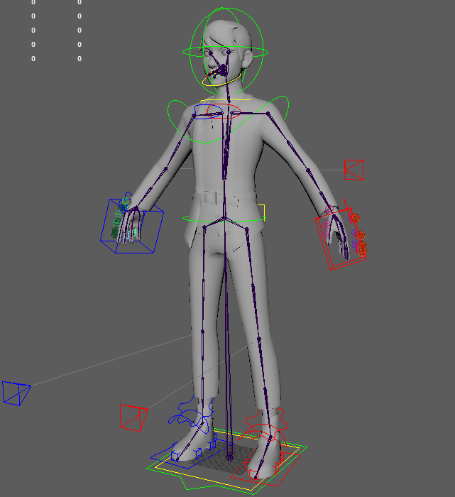 InfiniteSkyGame's tweet image. We&apos;re riggin up dem npcs and figuring out the systems :p #screenshotsaturday #gamedev #3d #model #gameart