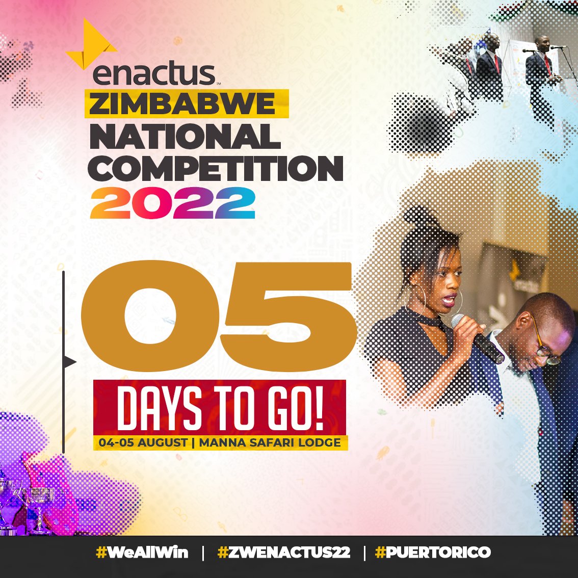 📢The countdown continues with only 5 days to go to the #EnactusZim Nationals competitions. All the best to the teams as they conduct their final preparations! #WeAllWin #Passiononpurpose @enactus @CleoMakoni