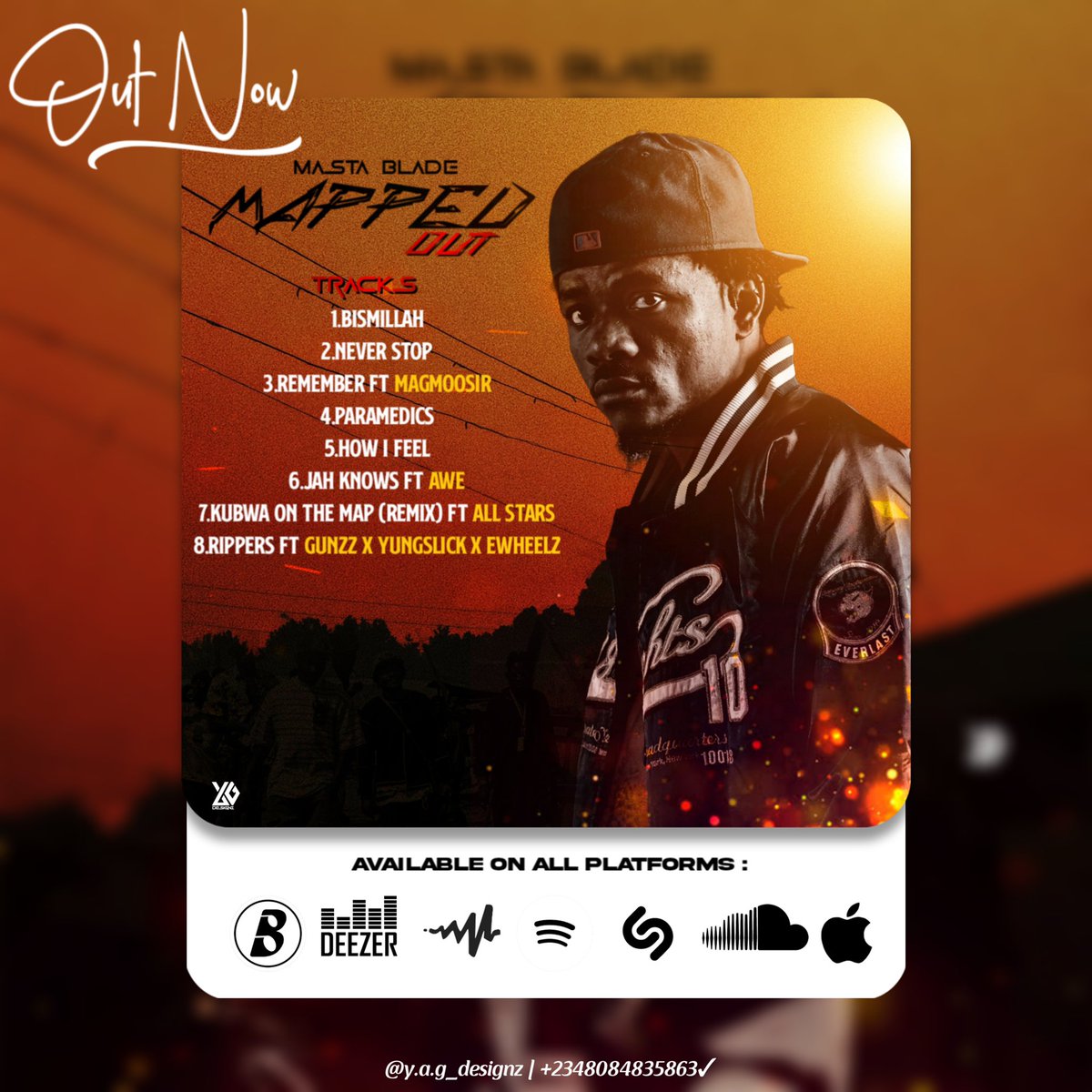 Mastabladefaruk's tweet image. MAPP OUT Album out now on All platforms hit this link and listen to the truest Artist Alive.

distrokid.com/hyperfollow/ma…

#Carterefe #Mappedout #Taiwan #SummerSlam #BBNaijaGuinnessSmooth  #CommunityShield #BBNaija7 #HOBIPALOOZA  #GarciaBenavidez #earthquake #wizkid #mastablade