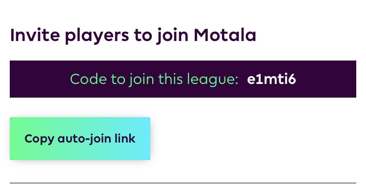 Är du intresserad av Fantasy Premier League och har en koppling till Motala. Gå med i ligan. Förra året var vi 19 pers och vi siktar på minst 20 i år.