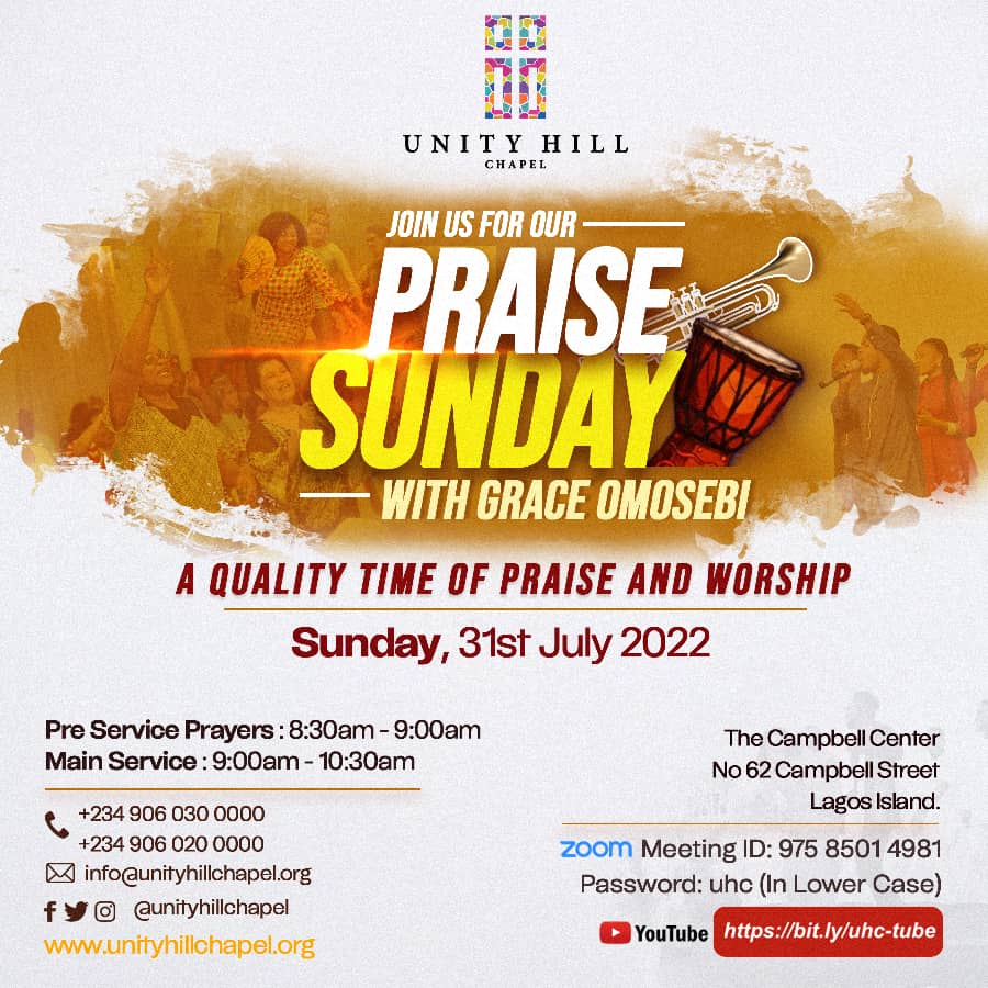 unityhillchapel's tweet photo. Starting now - our special praise service. You can also join us online!
Via zoom
https://t.co/pOTsK6wCXU
Meeting ID: 957 8501 4981
Password: uhc (in lowercase)
Via YouTube
https://t.co/cY2TjonanT
#UnityHill #UnityHillChapel #July #praise #worship #specialworship #church https://t.co/lFerUWNbFW