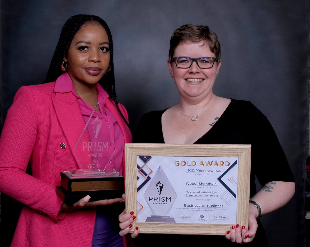 We're thrilled to announce that our #EmpoweringEveryBusiness SME Masterclass hosted in partnership with @PayFast was awarded as an excellent business-to-business public relations campaign at this year's PRISM Awards, truly honored. <a href="/theprismawards/">The PRISM Awards</a> #PRISMAwards2022
