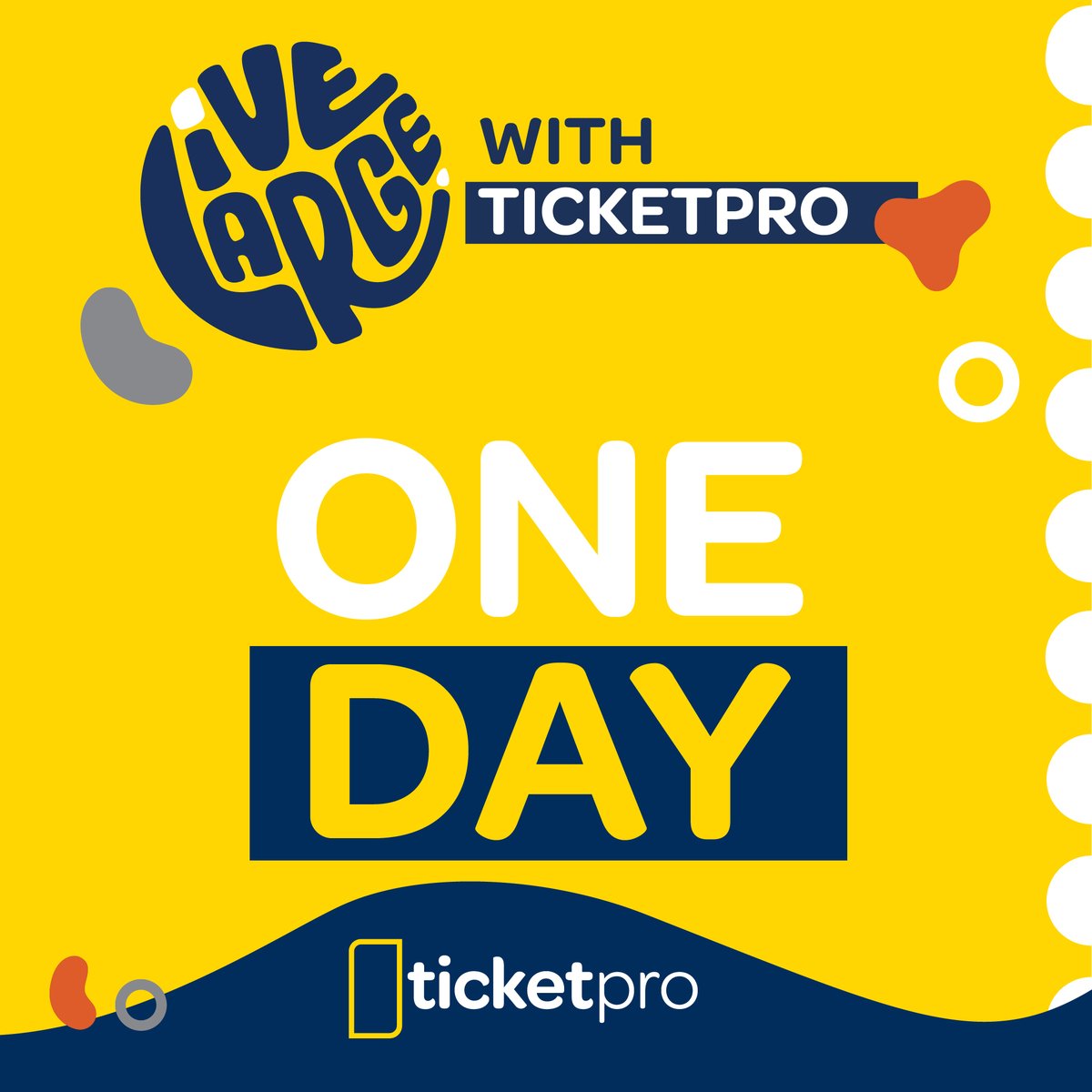 Just 24 hours to go. Its big, epic, SUPERSIZED and it’s almost here🥳 Can you guess what it is? Stay tuned. #TicketProLiveLarge