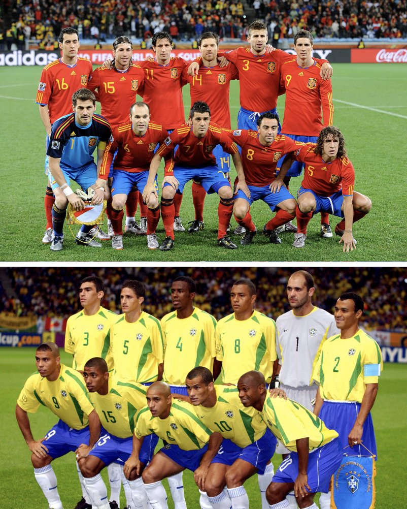 SPORTbible on Twitter "Two of the best World Cup winning teams ever. Who wins in a game? 👀