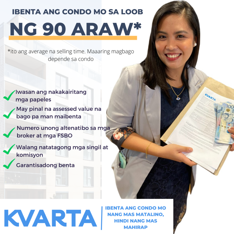 KvartaPh's tweet photo. We'll pay you ₱50,000 for a 5-month exclusive right to market your condo so we will have to act fast
- Fixed condo sale price
- Dedicated team of documentary processing experts
- Stringent standards for all listed condos
https://t.co/t8Sspu8Xtg