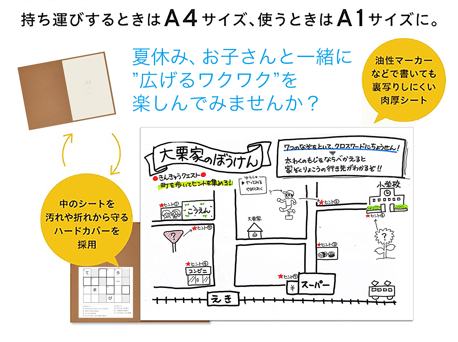 تويتر 大栗紙工株式会社 على تويتر 夏休みのa4 A1ノート Z世代の子どもたちに 地図を広げるワクワク体験を 地図って 広げるだけでテンション上がりません ナビはスマホで完結する時代 あえてでっかい手描きの地図でキーワードを集めてクイズを解いたり