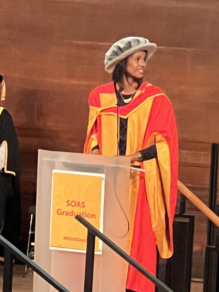 So glad <a href="/IlwadElman/">Ilwad Elman</a> is receiving a honorary PhD in Law from <a href="/SOAS/">SOAS University of London</a> for her significant engagement in building peace and security &amp; contribute to the protection of human rights and disarmament in Somalia. Congratulations Dr Ilwad ! We are proud of you joining us! #soasgrad <a href="/SOAS/">SOAS University of London</a>