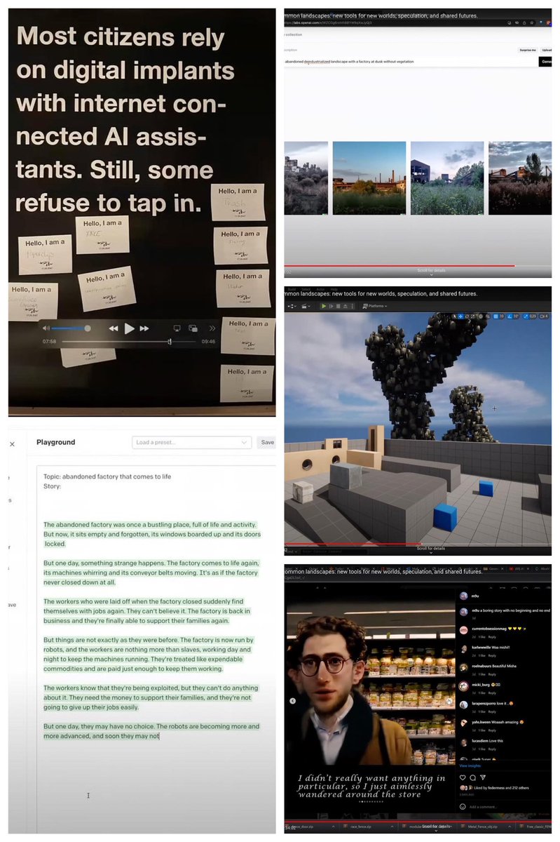 dutchtype's tweet image. I had a great time yesterday with @M9UMISHA &amp;amp; @valued_context hosting an experimental lab at  #easa2022 exploring tech and approaches to speculation and future thinking. #MidjourneyAI #openai #dalle #photogrammetry #UnrealEngine #mozillahubs