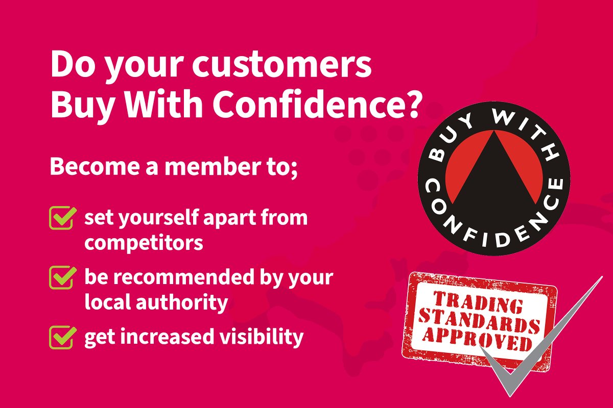 Business Regulatory Support (@brs_cornwall) on Twitter photo Did you know as a <a href="/CornwallBWC/">Buy with Confidence</a> member you can be recommended by your local authority? ✅
To join, call our friendly <a href="/TSCornwall/">CornwallTS</a> team on
☎️ 01208 893 133 or apply online at bit.ly/3Qlp0Q3
<a href="/BWCconnect/">Buy With Confidence</a> #buywithconfidence #tradingstandards #businesscornwall #supportlocal Did you know as a <a href="/CornwallBWC/">Buy with Confidence</a> member you can be recommended by your local authority? ✅
To join, call our friendly <a href="/TSCornwall/">CornwallTS</a> team on
☎️ 01208 893 133 or apply online at bit.ly/3Qlp0Q3
<a href="/BWCconnect/">Buy With Confidence</a> #buywithconfidence #tradingstandards #businesscornwall #supportlocal